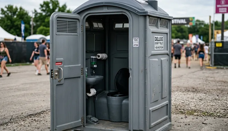 Deluxe Porta Potty (with Flushing)