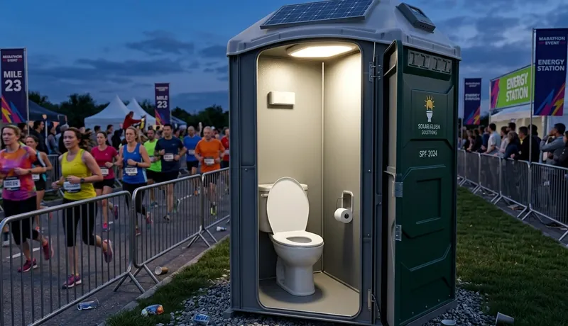Solar-Powered Porta Potty